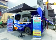 Mobil CS Perumdam Batiwakkal Beri Pelayanan Di CFD Tepian A Yani